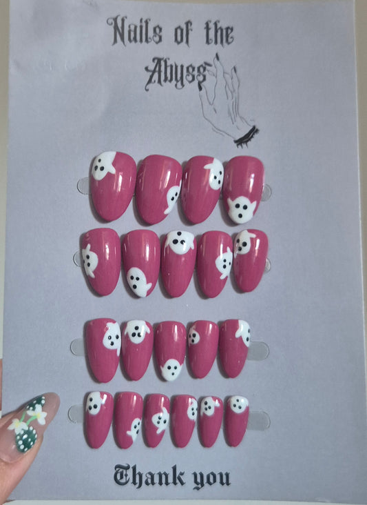 20 Set Pink Ghosts